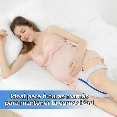 Vista 7 de BEAUTRIP Almohada de rodilla para dormir de lado, almohadón de espuma viscoelástica con contorno de cuña, cojín de apoyo con funda lavable
