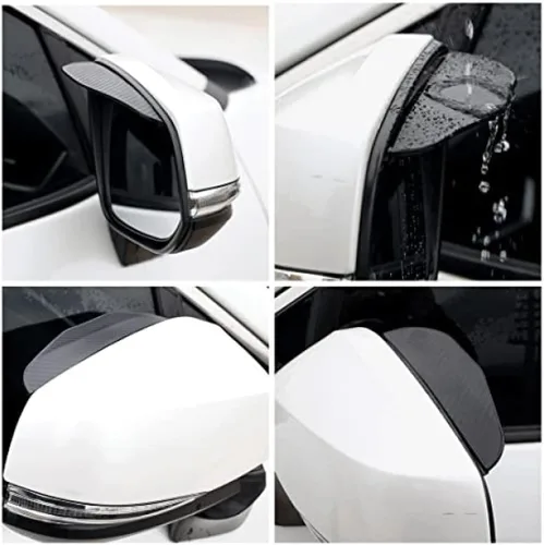 Vista 5 de Espejo retrovisor de coche para Opel Astra Corsa Insignia Astra Antara Meriva Zafira Corsa Vectra Sports, 2 piezas PV-C para espejo trasero