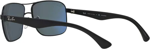Vista 5 de Ray-Ban Gafas de sol cuadradas de metal Rb3516 para hombre