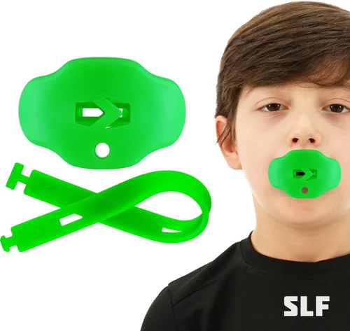 Vista 9 de SLEEFS Protector Bucal de Fútbol - Protector Bucal para Adultos/Jóvenes con Correa - Protector de Labios/Dientes - Sin Hervir - para Negro