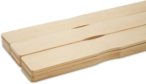 Vista 11 de Palitos de pintura de 6 pulgadas, caja de 50 agitadores de pintura de madera dura, paletas de mezcla de madera para epoxi o resina, marcadores