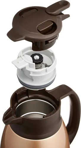 Vista 4 de Zojirushi SH-HB10NZ - Jarra al vacío de acero inoxidable, 1 litro, cobre