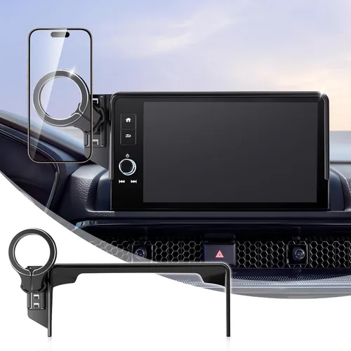 Vista 8 de pop-tech Soporte de teléfono de coche para Honda CR-V HR-V 2023 2024 2025 2026: para soporte magnético MagSafe de teléfono celular para accesorios