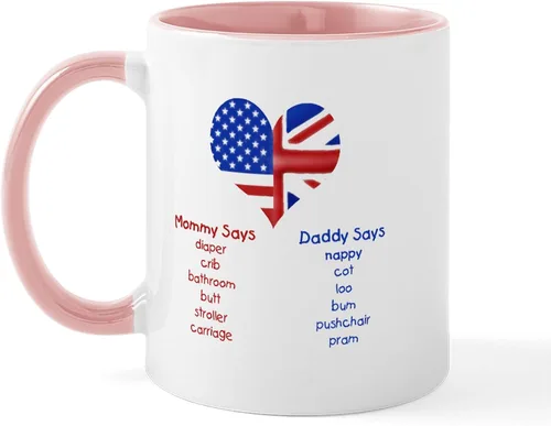 Vista 19 de CafePress British American Translations Taza de café de cerámica (11 oz)