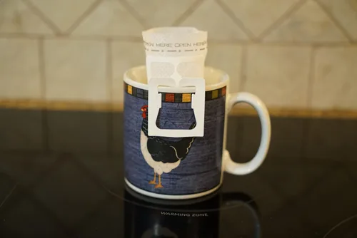 Vista 2 de 50 bolsas de papel de filtro de café portátil, bolsa de café colgante para goteo, bolsa de café desechable de una sola porción perfecta para viajes