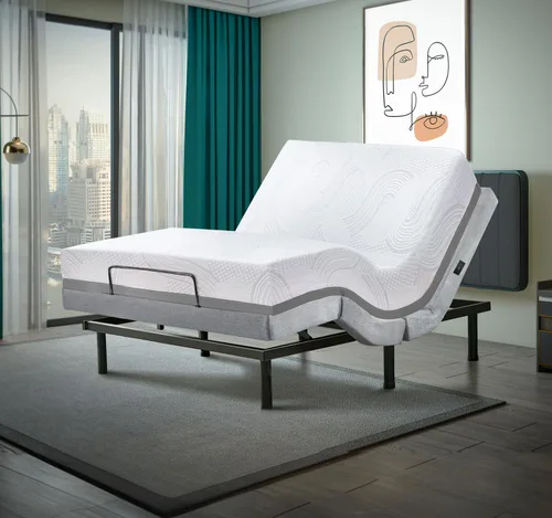 Vista 16 de Irvine Home Collection Base de cama ajustable de tamaño individual XL, características cargadas, gravedad cero, sin ronquidos, posiciones de memoria