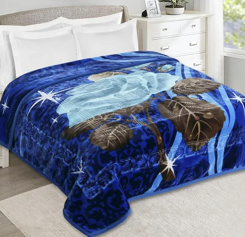 Vista 7 de Nest - Manta acogedora y cómoda de visón coreano para invierno (01 - melocotón, Queen (79 x 94 pulgadas)