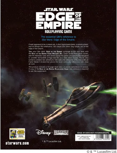 Vista 3 de Kit del Maestro de Juego de Star Wars Edge of the Empire, juego de rol y estrategia para adultos y niños, a partir de 10 años, 3-5 jugadores, tiempo