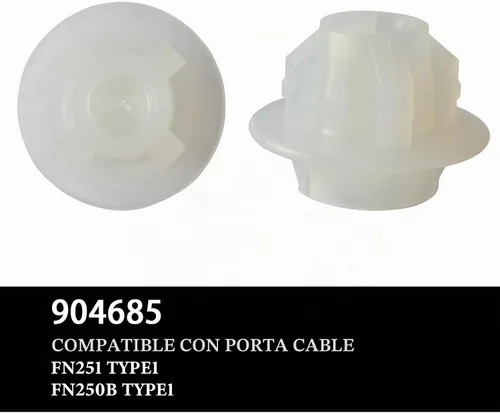 Vista 3 de 904689 y 904685 junta de válvula de cabeza de clavadora de repuesto para cable Porter FN250B FN251