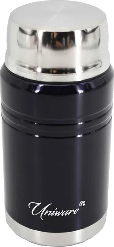 Vista 5 de 2468RD Uniware - Recipiente de vacío de acero inoxidable de doble pared con cuchara (25.4 fl oz) (rojo)