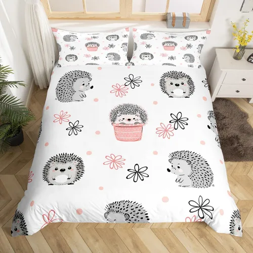 Vista 18 de Feelyou Juego de funda de edredón volcánica de erupción volcánica, funda de edredón de montaña de fuego para niños, niñas, mujeres, hombres
