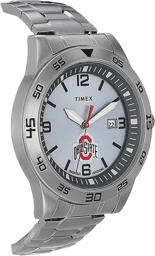Vista 3 de Timex Tribute Citation - Reloj de cuarzo de 1.654in para hombre con correa de acero inoxidable