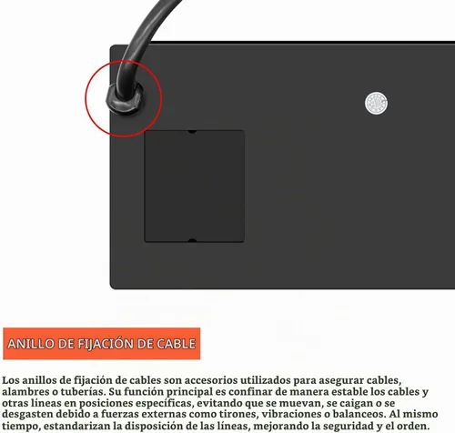 Vista 6 de Caja de toma de corriente integrada Mesa; concentrador de alimentación para mesa de conferencias; 4 salidas AC TR, USB-A USB-C PD 20 W carga rápida