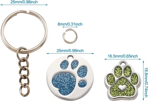 Vista 6 de Mega Pet Kit de llavero con colgantes