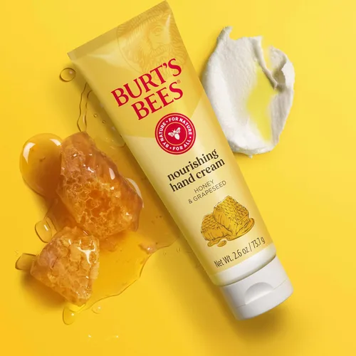 Vista 3 de Burt's Bees Crema nutritiva de manos con miel y aceite de semilla de uva, 2.6 onzas