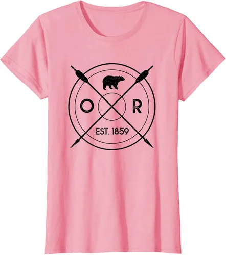 Vista 13 de Oregon Beaver State Bear OR Est. 1859 - Camiseta de regalo, gris, S