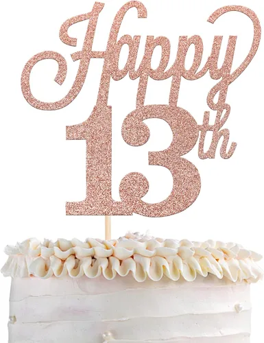 Vista 33 de 1 paquete de decoración para pastel de 12 años, purpurina negra número 12, doce cumpleaños, decoración para felicitaciones a 12 años de edad, 12