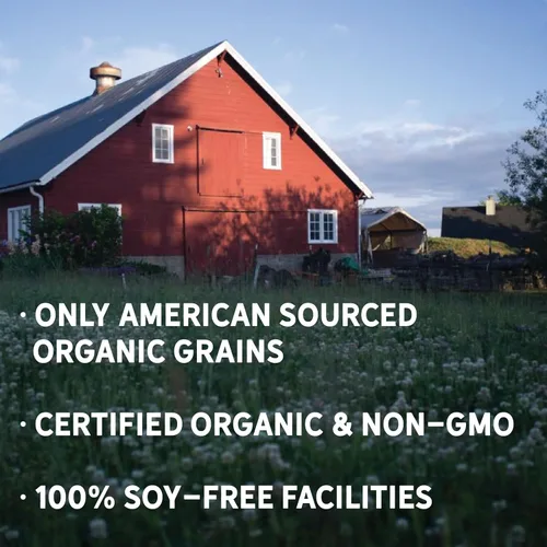 Vista 3 de New Country Organics Alimento para pollo Alimento para arañazos para aves de corral adultas Sin soja 9% de proteína Certificado orgánico