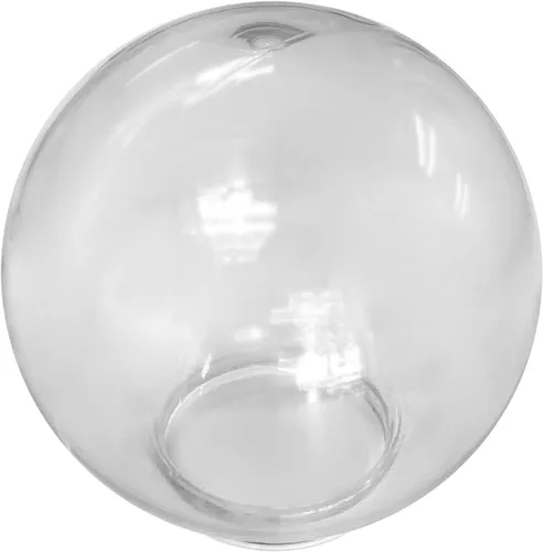 Vista 3 de Beam Lighting - Globo de repuesto acrílico transparente de 6 pulgadas, cubierta para techo, accesorios de pared, postes de lámpara o farolas
