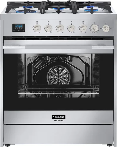 Vista 10 de GASLAND Estufa de gas de 30 pulgadas con 5 quemadores de gas sellados, horno de doble estufa Feul con horno, parrilla de bandeja y cajón