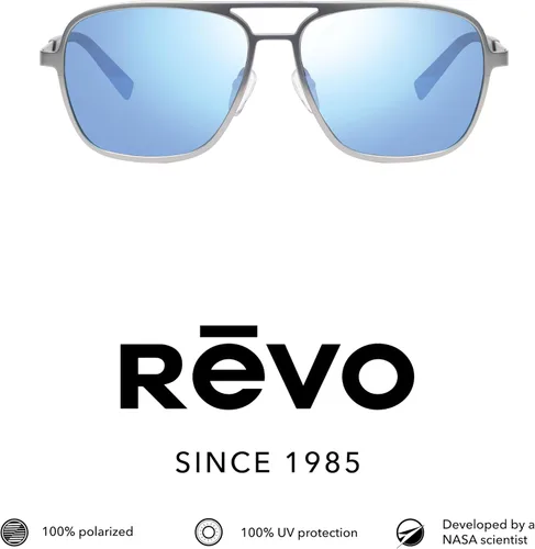 Vista 2 de Revo Gafas de sol Horizon: lente polarizada con marco de navegador de titanio