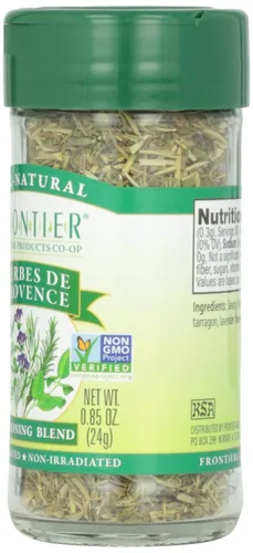 Vista 3 de Frontier Co-op Herbes De Provence, 0.85 onzas, mezcla francesa de sabroso aromático, tomillo, romero, estragón de albahaca y lavanda