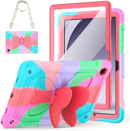 Vista 10 de HOGENL Funda para Samsung Galaxy Tab A9+/A9 Plus de 11 pulgadas 2023, funda protectora para tableta Galaxy Tab A9+ para niños y niñas con correa