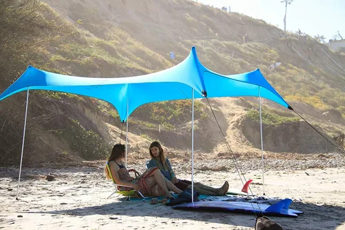 Vista 3 de 2 postes adicionales para una tienda de campaña de playa Neso (Neso1)