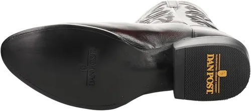 Vista 5 de Dan Post Botas Milwaukee con punta redonda para hombre, color negro, Negro