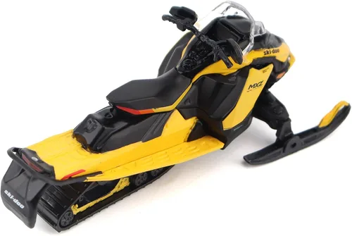 Vista 7 de Diecast Masters BRP 1:32 MXZ Blizzard (Segmento de sendero) + MXZ 120cc (modelo infantil), amarillo neón
