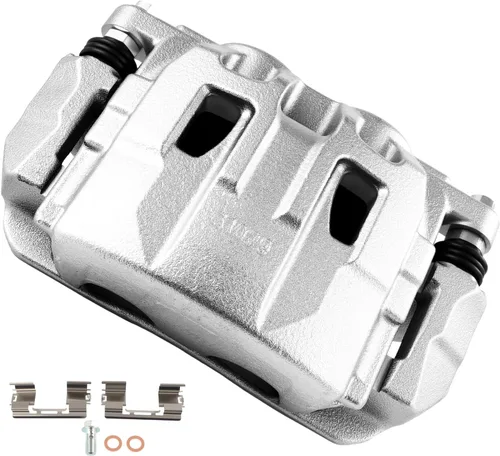 Vista 45 de cciyu 18B4918A Pinza de freno delantera derecha con soporte para Cadillac, para Chevy, para GMC
