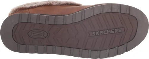 Vista 4 de Skechers Keepsakes-R E M Shootie con forro de piel sintética y pantuflas de espuma viscoelástica
