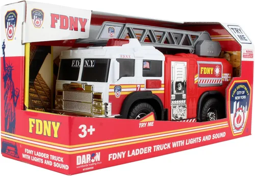 Vista 9 de Daron Juguete de ambulancia FDNY con luces y sonidos para mayores de 3 años