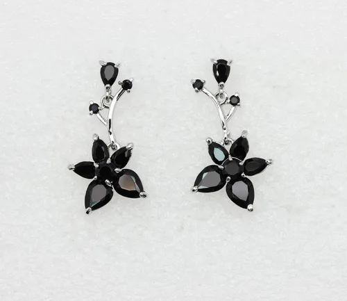 Vista 4 de Faship Precioso conjunto de collar y pendientes de cristal CZ