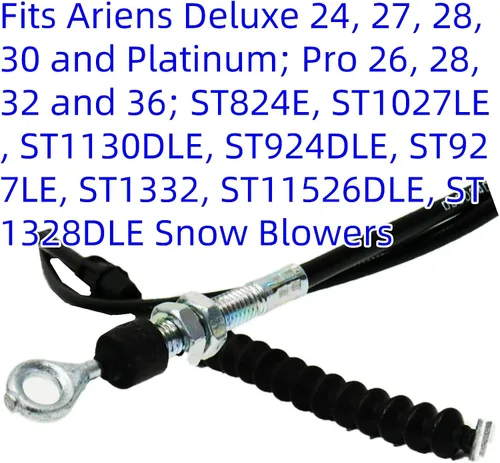 Vista 4 de 06900406 Cable deflector de canal soplador de nieve para Ariens ST824E