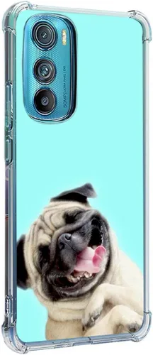 Vista 16 de Funda para Motorola Edge 2022, diseño de flores de mariposa azul, rosa, protección contra caídas, a prueba de golpes, funda protectora de cuerpo