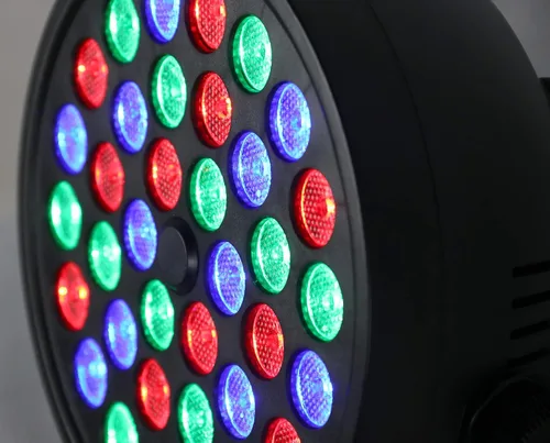 Vista 9 de Gearlux DP363 36 LED 1 vatio RGB tres en una luz de etapa LED
