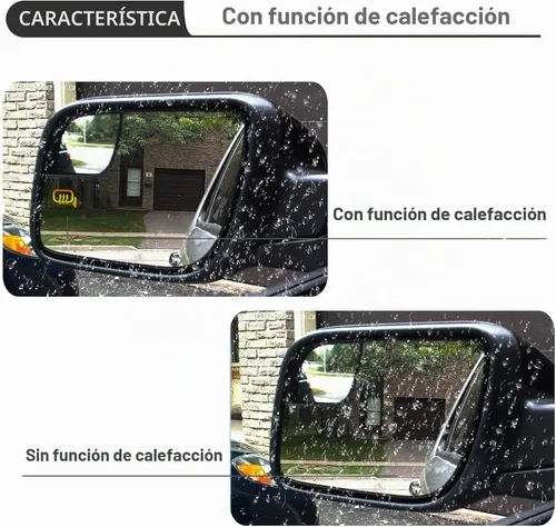Vista 4 de Reemplazo de espejo lateral calefactado para lado del conductor Ford Explorer 2011 2012 2013 2014 2015 2016 2017 - Para espejo lateral del conductor