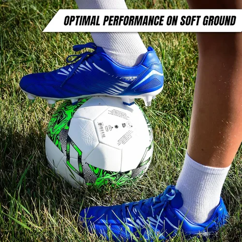 Vista 6 de Vizari Zapatos de fútbol Valencia SG Soft Ground para hombre para superficies y campos de juego suaves o húmedos