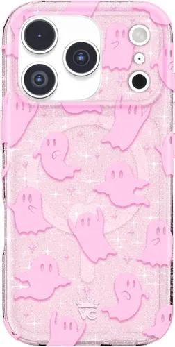 Vista 179 de VELVET CAVIAR Funda para iPhone 15, compatible con MagSafe, probada contra caídas de 10 pies, fundas protectoras de diseño, leopardo color rosa