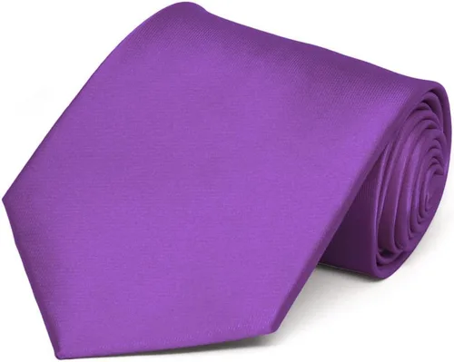 Vista 288 de tiemart Corbata de color sólido para hombre Longitud estándar