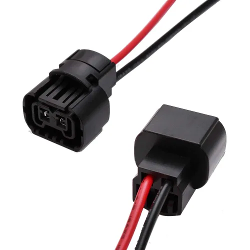 Vista 3 de 5202 2504 H16 PS24W bombilla hembra conector de cable arnés de cableado para luz antiniebla luces diurnas 2 unids