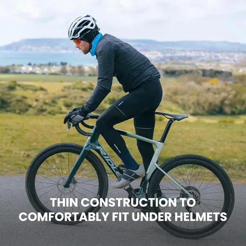 Vista 5 de GripGrab Gorra térmica ligera a prueba de viento para debajo del casco, ciclismo, correr, bicicleta, forro de invierno, gorro de forro de invierno