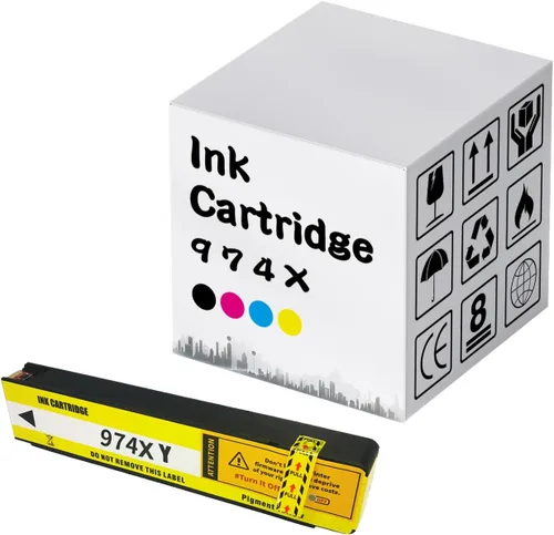 Vista 9 de Cartuchos de tinta 974X 974X 974 remanufacturados de alto rendimiento 974X 974 para cartuchos de tinta 974X para impresora HP Pagewide 352DW MFP