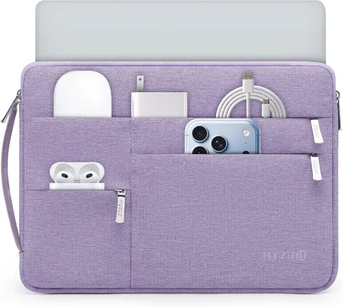 Vista 13 de HYZUO Funda para portátil de 14-15 pulgadas para MacBook Air 15 M5, color Arena