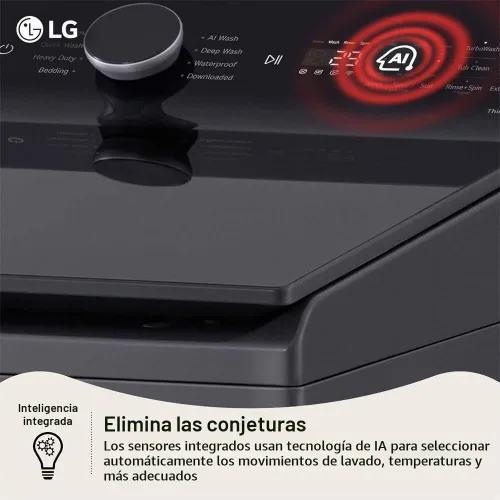 Vista 8 de LG WT8400CB - Arandela de carga superior de capacidad mega de 5.5 pies cúbicos con EasyUnload - Negro mate