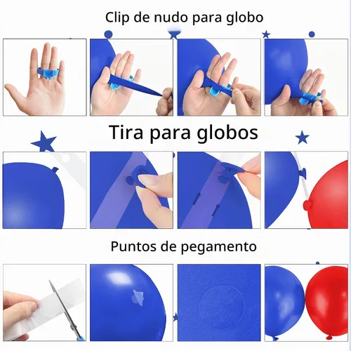Vista 6 de Guirnalda de globos de cumpleaños con ruedas de coche de carreras