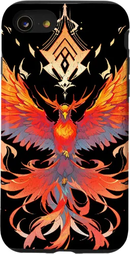 Vista 18 de iPhone 16 Rising Phoenix Fire Fenix - Símbolo de renacimiento y fuerza caso