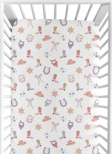 Vista 21 de Sweet Jojo Designs Sábanas bajeras para cuna (vaquero bohemio occidental) para niños, guardería infantil, habitación de niños pequeños, tamaño azul