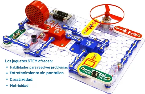 Vista 4 de Kit para diseñar circuitos eléctricos Circuits Jr. SC-100, Negro